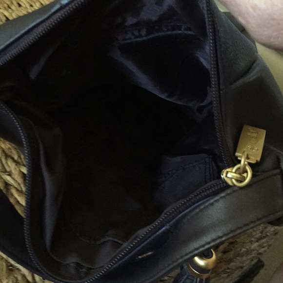 Tignanello bag. Bucket style. Brown leather. - Picture 4 of 4